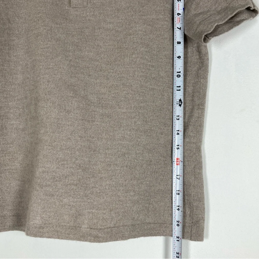 Christian Lacroix Shirt Sweater Men’s Beige Size M Extra fino Merino Wool - Picture 5 of 16